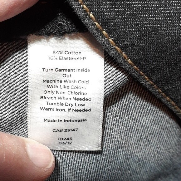 Talbots Heritage boot cut black jeans. Size 8 petite 29. new without tag nwot - Picture 7 of 8
